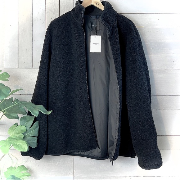 Theory Classon Fall Fleece Full Zip Jacket - Picture 5 of 12